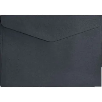 Obálka Ozdobné obálky Pearl - C5, 150 g/m2, perleťové, černé, 10 ks