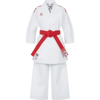 Oblečení pro bojové sporty Karate Gi Jingu s červenou výšivkou -0292-14 160