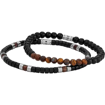 Náramek Fossil dárková sada korálkových náramků JF04029791