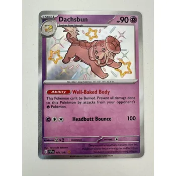 Karetní hra Pokémon PAF 161/091 Dachsbun - Paldean Fates