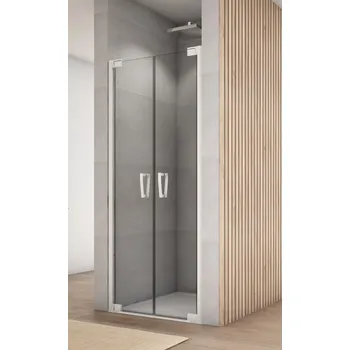 Sprchové dveře Ronal (Sanswiss) Ronal, CADURA White Line dvoukřídlé dveře CA2C Šířka: 80 cm + doprava zdarma + při platbě převodem sleva navíc