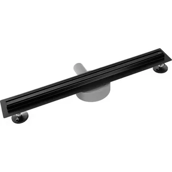 Odvodňovací žlab REA-G2710 - Odtokový žlab NEOX SLIM 80 cm nerezová ocel/černá