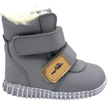 Chlapecká obuv Pegres Dětské zimní kotníkové "Bosé Pegresky" 1706 šedé Velikost: 28 (EU)