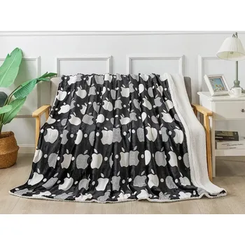 deka NOVINKA 2025 ! DEKA MIKROFLANEL S BERÁNKEM 150x200cm - JABLKO (APPLE)