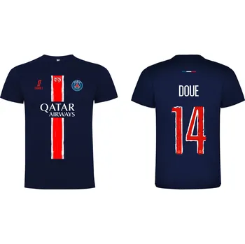 Chlapecké tričko Bavlněné tričko Désiré Doué PSG Dres Velikost: XXL