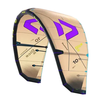 Drak pro kitesurfing kite DUOTONE Dice SLS 7 sand/purple one size One Size