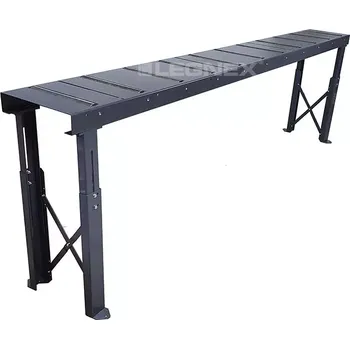 Válečkový dopravník BOMAR M330 - 3m, základní verze, 2 nohy, ocel (11 válečků)