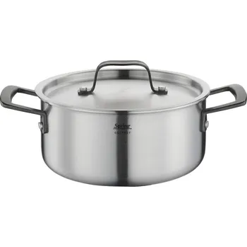 Spring Nízký kastrol Gourmet, 20 cm, černá