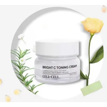 Pleťový krém CELL BY CELL - Bright C Toning Cream - Rozjasňující krém s vitaminem C - 50 ml