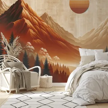 Tapeta Dovido Tapeta hřejivé horské panorama