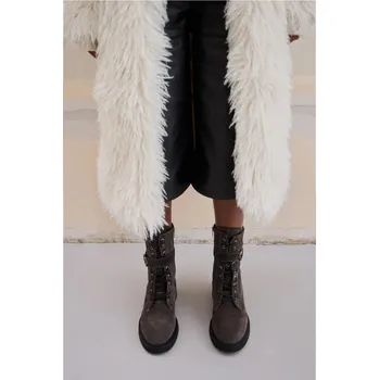 Dámská zimní obuv Semišové workery Answear.LAB 101-10675 šedá 90X, EUR 37