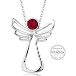 Levien Náhrdelník s červeným krystalem Guardian Angel + 2 měsíce na vrácení zboží