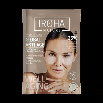 Péče o oční okolí IROHA NATURE Anti Aging polštářky na oči
