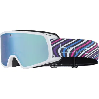 Bolle NEVADA JR white matte/ azure, juniorské lyžařské brýle 23/24