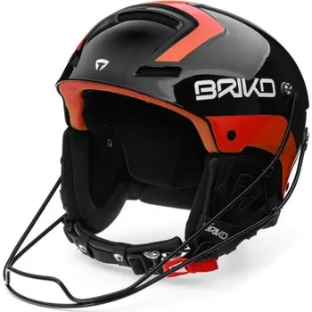 Briko SLALOM shiny black orange, slalomová lyžařská přilba 54