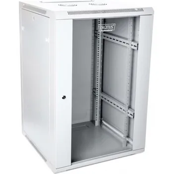 regál Digitus DN-W19 15U/600 rack Nástěnný regál Světle šedá