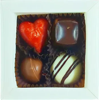 Čokoláda Janek - Dárkové balení pralinek - 4 ks