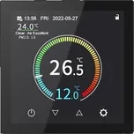Termostat pro podomítkovou instalaci 230V černá Wi-Fi Tuya