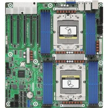 Serverovna ASRock TURIN2D16-2T, 2xSKT, LGA 6096, AMD EPYC 9005, SoC, SATA, NVMe, 1xM.2, 2x10GbE, IPMI