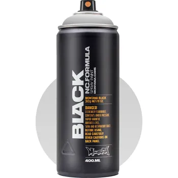 Barva ve spreji Montana Cans Black Barva ve spreji Outline Silver 400 ml 1 ks