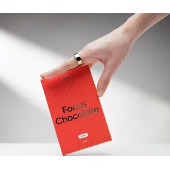 Čokoláda Steiner & Kovařík Flow Focus Chocolate 2.0 - Hořká, čokoláda obohacená o přírodní adaptogeny, z prémiové dílny Steiner & Kovařík, okamžité soustředění, lahodná chuť