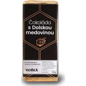 Čokoláda Čokoláda s Dolskou medovinou - hořká 100 g
