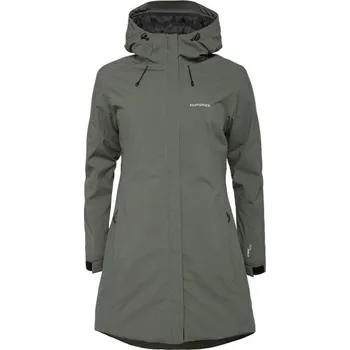Dámský kabát Klimatex Aora1 khaki/stříbrný