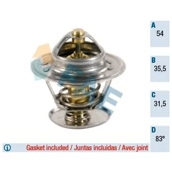 Těsnění motoru Termostat, chladivo FAE 5302183