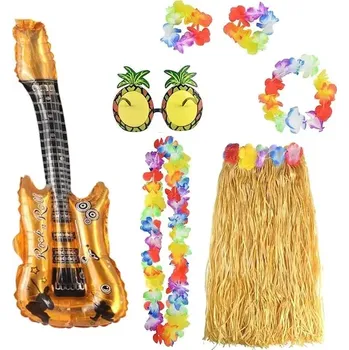 Karnevalový kostým Havajský kostým - 6 ks