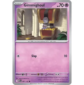 Volný čas Pokémon MEG 067/132 Gimmighoul - Mega Evolution Stav: Near Mint, Verze: NORMAL