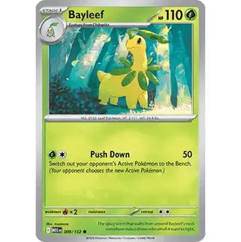 Karetní hra Pokémon MEG 009/132 Bayleef - Mega Evolution Stav: Near Mint, Verze: NORMAL