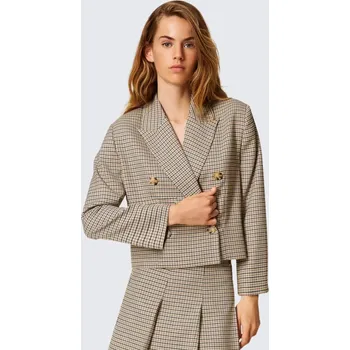 Dámské sako Dámské sako TWINSET 252AP2240 béžovohnědé Velikost: XS