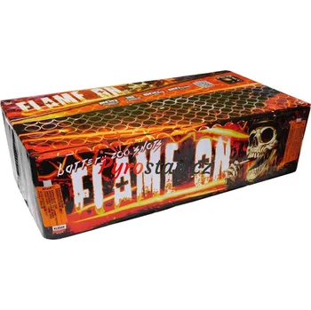 Zábavní pyrotechnika Klásek Trading s.r.o. Kompakt FLAME ON 200 ran