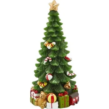 Vánoční dekorace Vánoční dekorace svíčka ve tvaru stromečku, 22 cm