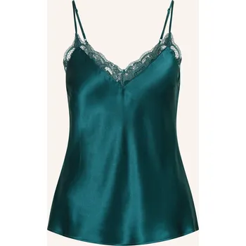 Simone Pérèle Dámský Pyžamový Top Love Me Z Hedvábí, tmavě...