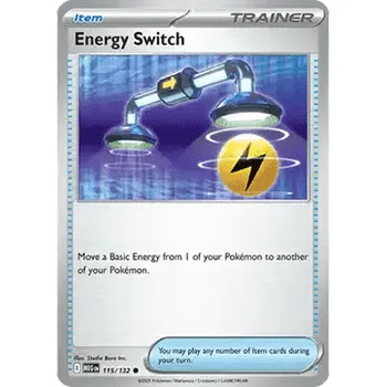 Volný čas Pokémon MEG 115/132 Energy Switch - Mega Evolution Stav: Near Mint, Verze: NORMAL
