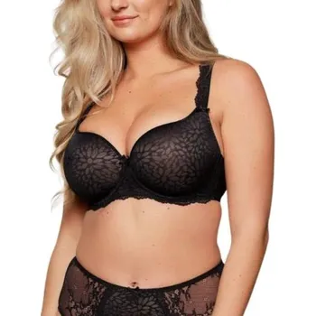 Dámské spodní prádlo Dámská podprsenka Linga Dore 1400-1A tisk černá 75F