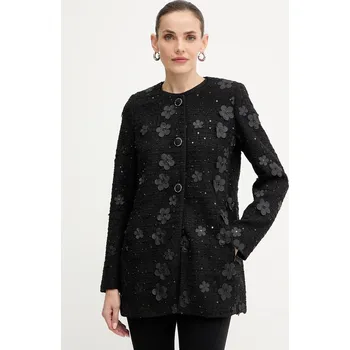 Dámský kabát Kabát Twinset 252TP2400 černá 99X, vel. 38