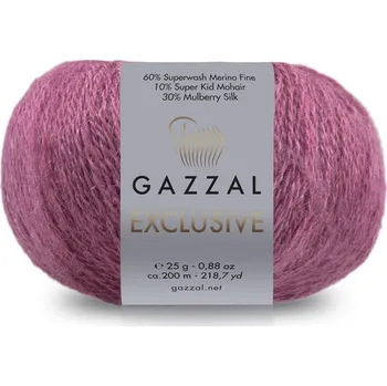 Příze Příze Exclusive Gazzal 9940 sušená růže
