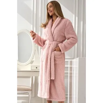 Dámský župan Dámský župan LaL 2560 Aura Světle růžová M