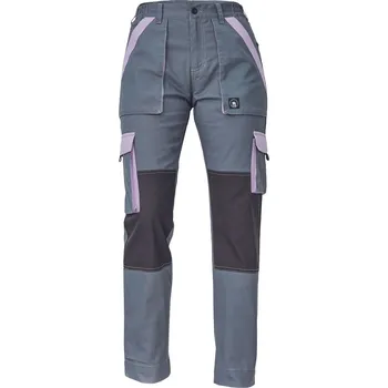 montérky Cerva MAX SUMMER LADY Pracovní kalhoty šedé / sv. fialové 36 03520076V0036