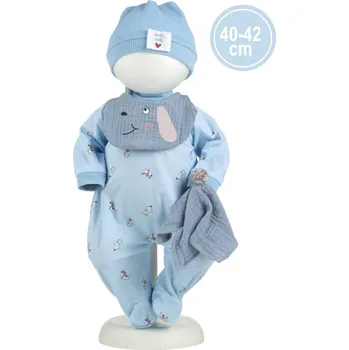 Llorens M741-20 obleček pro panenku miminko NEW BORN velikosti 40–42 cm s doplňky