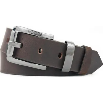 Opasek Pánský hnědý kožený pásek (P181)