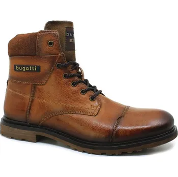 Pánská zimní obuv Bugatti 325-A0U3F-3500 6300 cognac, pánská kotníková obuv vel.42 (Bugatti 325-A0U3F-3500 6300 cognac)