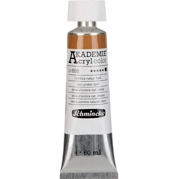 Vodová barva Schmincke Akademie Akrylová barva 656 Raw Umber Light 60 ml 1 ks