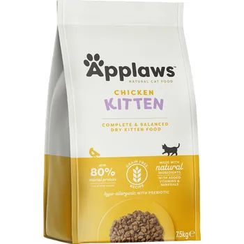 Krmivo pro kočku Applaws granule Cat Kitten Kuře 7,5kg - poškozené balení