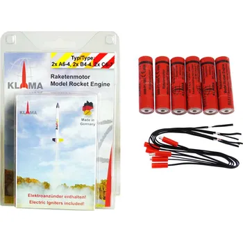 autíčko Klima raketový motor A6-4 B4-4 C6-7 EL (2+2+2) - KL-0093