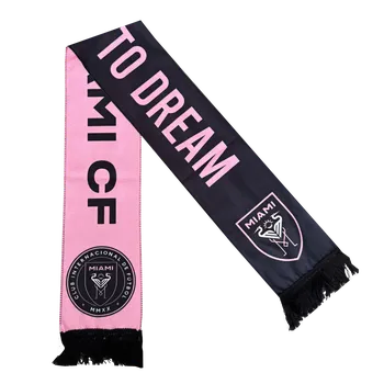Šála Fotbalová šála Inter Miami CF - Black/Pink
