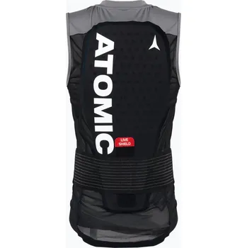 Chránič těla a ramene Atomic LIVE SHIELD VEST M black-grey, chránič páteře-vesta 23/24 M