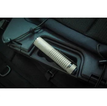 Svítilna Speras Taktická nabíjecí baterka E21, titan